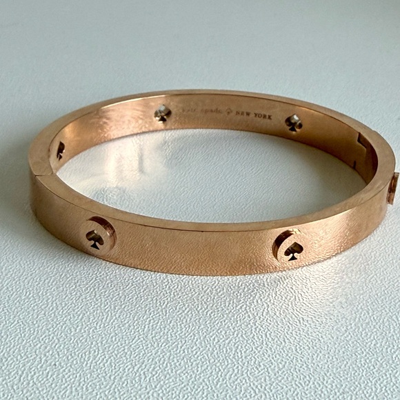 Kate Spade Rose Gold Hinged Bracelet - Picture 5 of 5